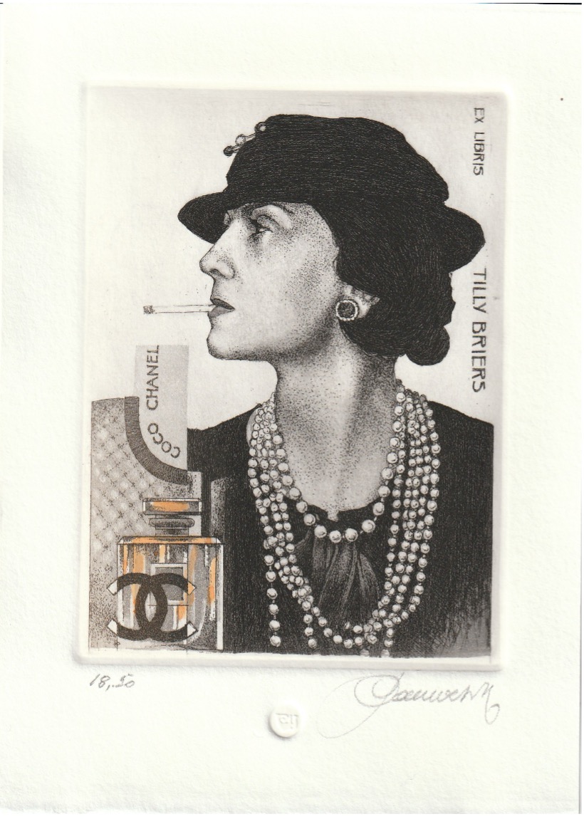 Ets/ aquatint van Hedwig Pauwels (BEL) uit 2013